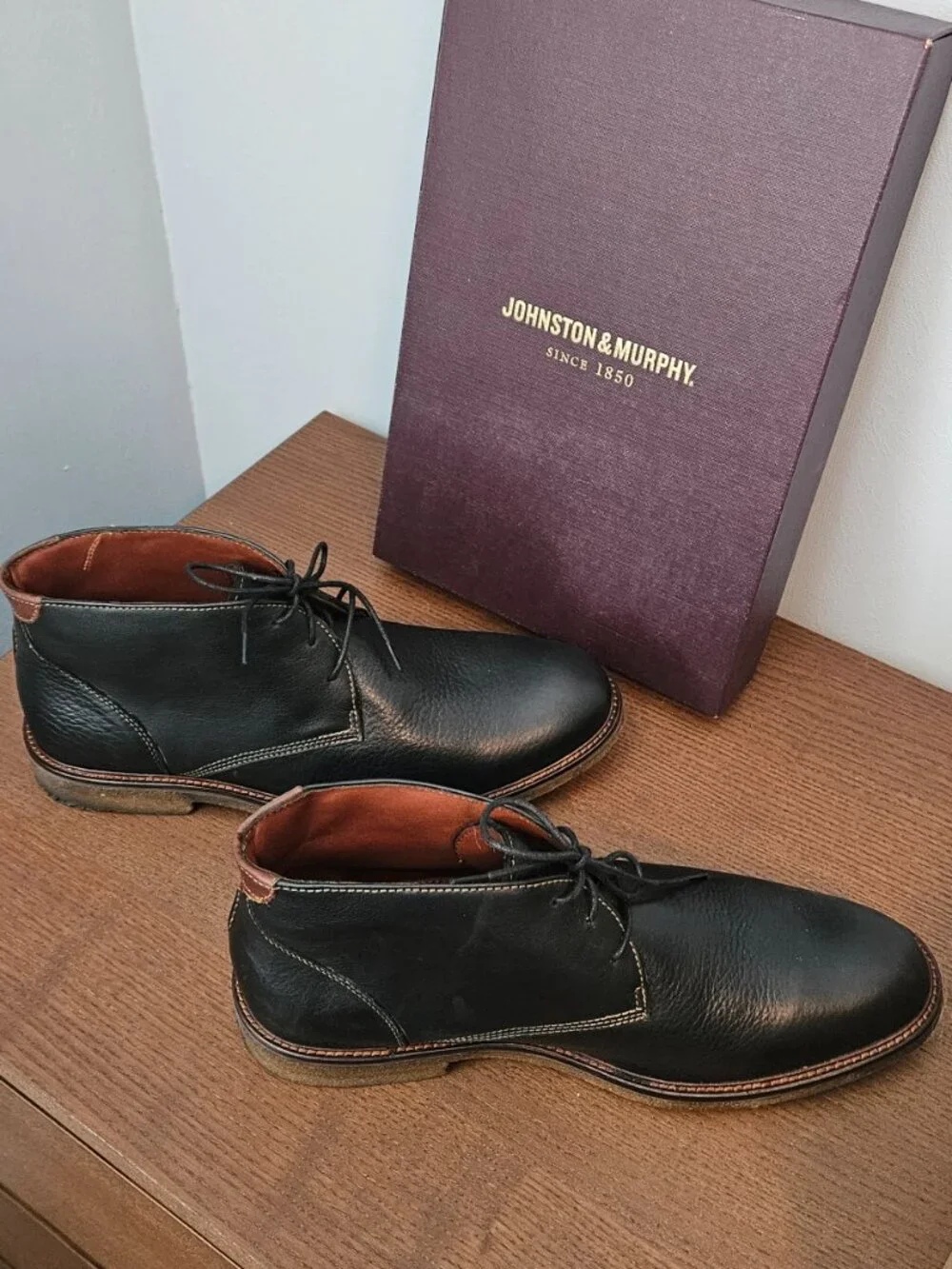 Johnston & Murphy worn twice